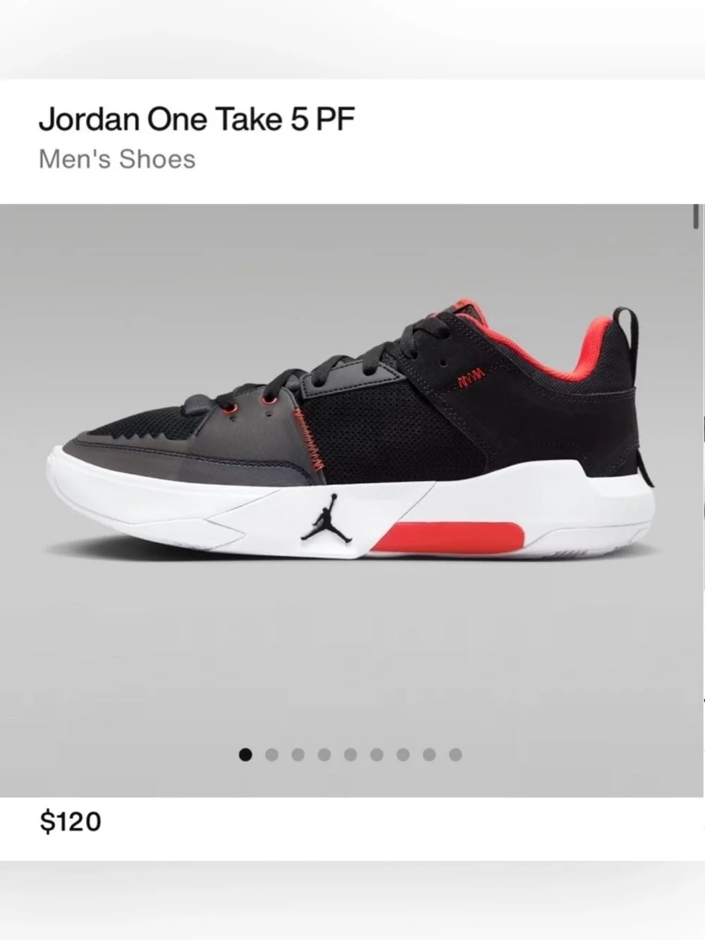 SIZE:9 Nike-Jordan One Take 5 PF ➕ Jason Markk “Quick Clean Kit”